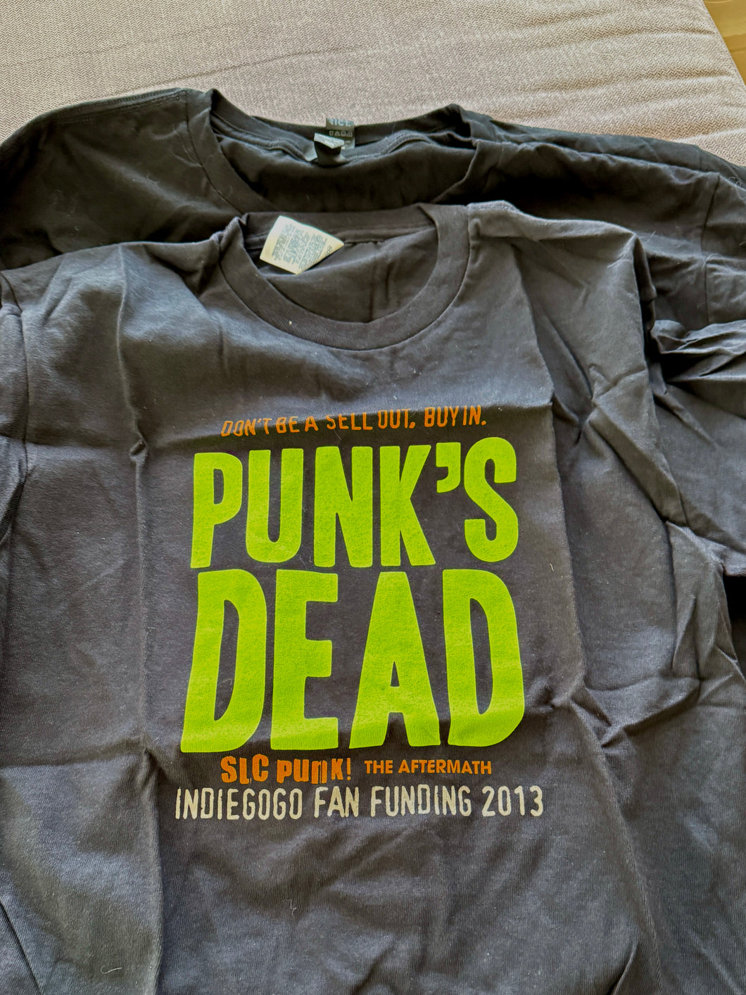 Punk's Dead Indiegogo Campaign Tee LAST ONE